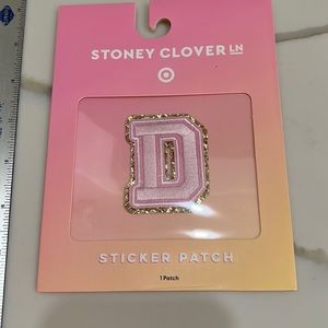 NWT stoney clover for target sticker patch “D”